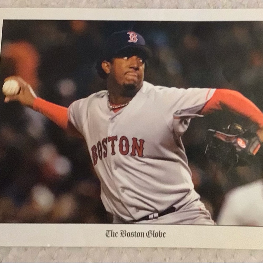 Boston Globe insert MLB Pictures, Martinez, Shilling, 2004 World Champs - Picture 5 of 6